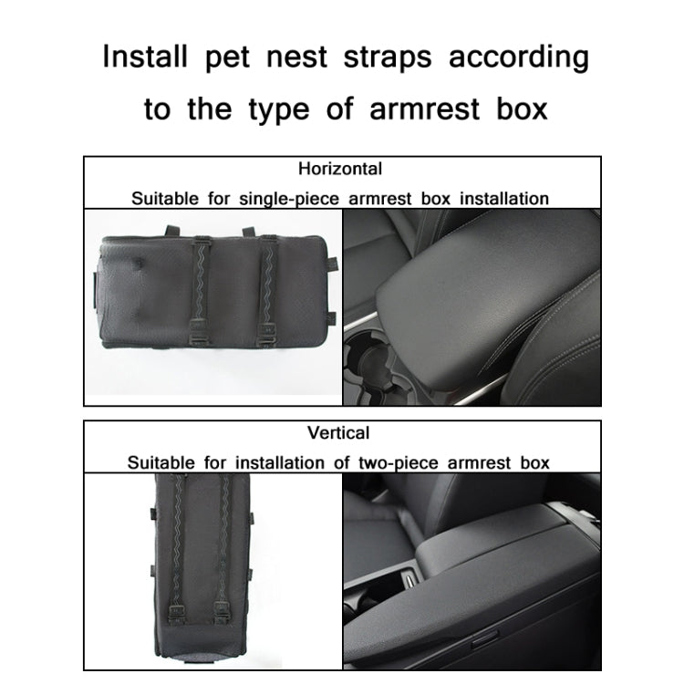 รถเบาะนั่งควบคุมกลางสำหรับสัตว์เลี้ยงแบบพกพาเบาะรองนั่ง, Square + Gray, Square Gray+Summer Mat
