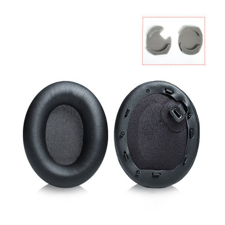 2 PCS หนังหูฟัง Earmuffs สำหรับ Sony 1000XM4, Black with Snap, Champagne with Snap, Black Protein Skin No Snap, Black Lambskin No Snap, Champagne Lambskin No Snap