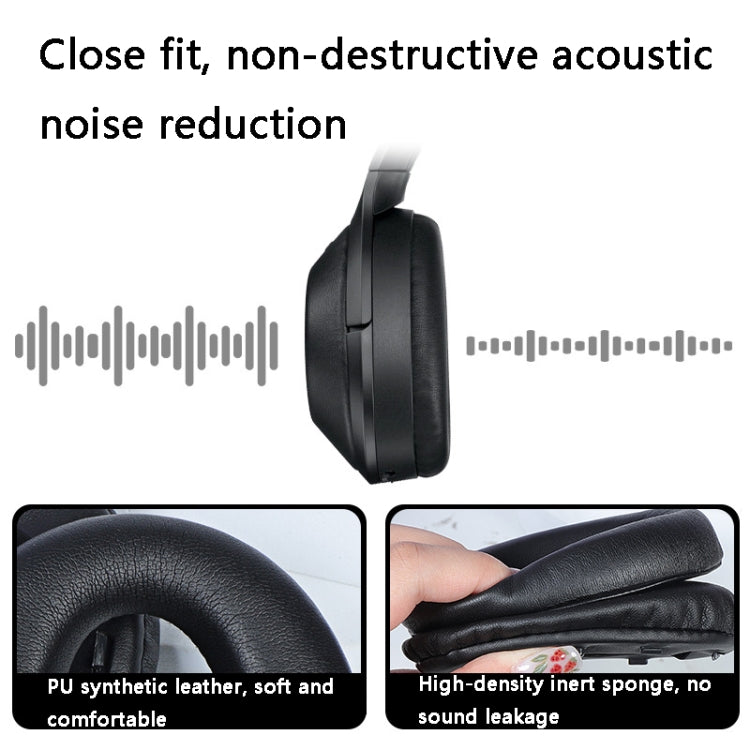 2 PCS หนังหูฟัง Earmuffs สำหรับ Sony 1000XM4, Black with Snap, Champagne with Snap, Black Protein Skin No Snap, Black Lambskin No Snap, Champagne Lambskin No Snap