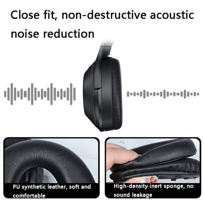 2 PCS หนังหูฟัง Earmuffs สำหรับ Sony 1000XM4, Black with Snap, Champagne with Snap, Black Protein Skin No Snap, Black Lambskin No Snap, Champagne Lambskin No Snap