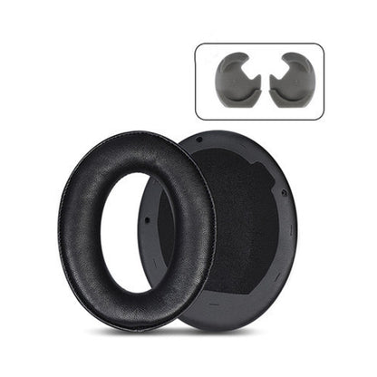 2 PCS หนังหูฟัง Earmuffs สำหรับ Sony 1000XM4, Black with Snap, Champagne with Snap, Black Protein Skin No Snap, Black Lambskin No Snap, Champagne Lambskin No Snap