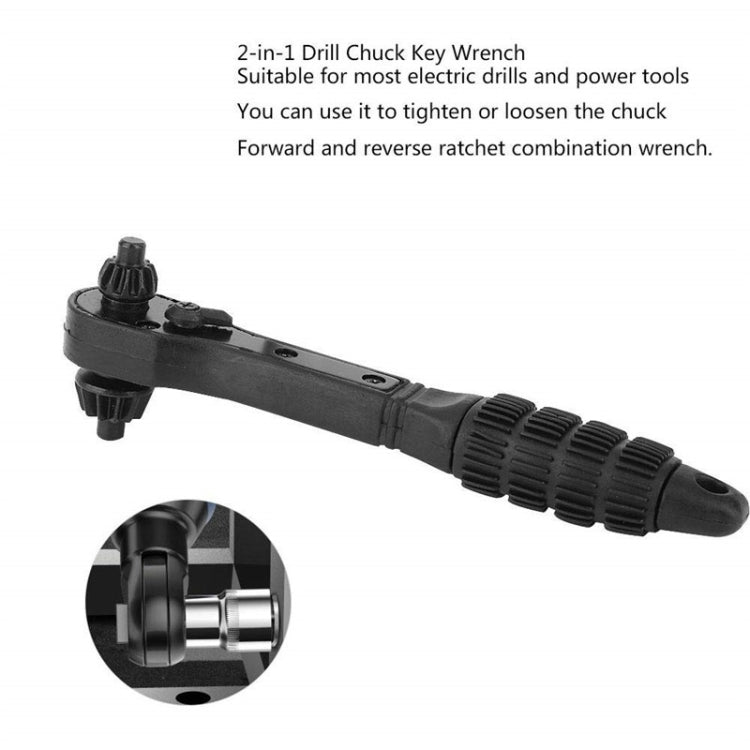 ประแจจับดอกสว่านชุบแข็ง 2 in 1, 2 In 1 Wrench