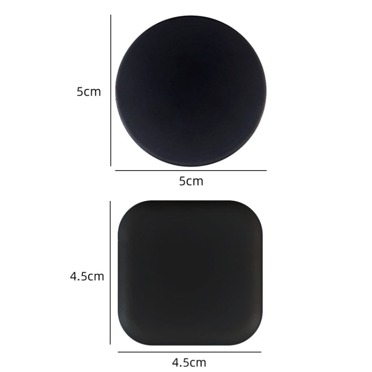 แผ่นซิลิโคนป้องกันการชนกันเงียบ 20 ชิ้นสำหรับมือจับประตู, 5cm Round Green, 4.5cm Square Gray, 4.5cm Square Pink, 4.5cm Square Green, 4.5cm Square White, 4.5cm Square Black