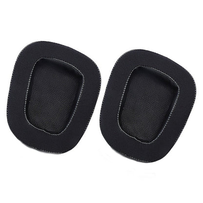 แผ่นรองหูฟังฟองน้ำหูฟัง 2 ชิ้นสำหรับ Logitech G633 / G933, Black Gel
