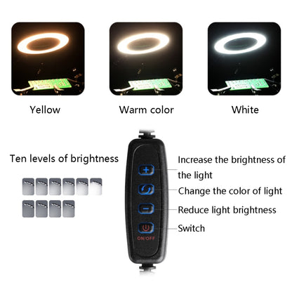 SN5BK-USB 4-Clawed Lamp สถานีบัดกรีตั้งโต๊ะแบบปรับได้, SN5BK-USB(Black), SN5BK-USB(Blue)