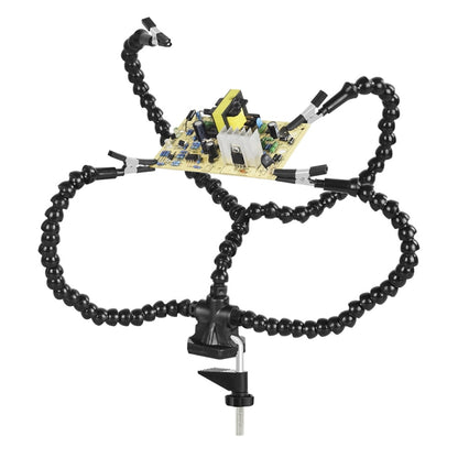 Y4BK-XS Universal Arm Clip-On Base Four-Claw สถานีบัดกรี, Y4BK-XS(Blue), Y4BK-XS(Black)