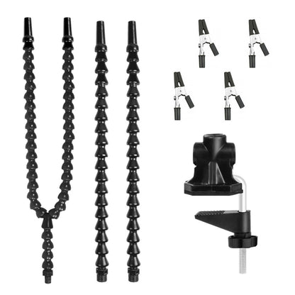 Y4BK-XS Universal Arm Clip-On Base Four-Claw สถานีบัดกรี, Y4BK-XS(Blue), Y4BK-XS(Black)