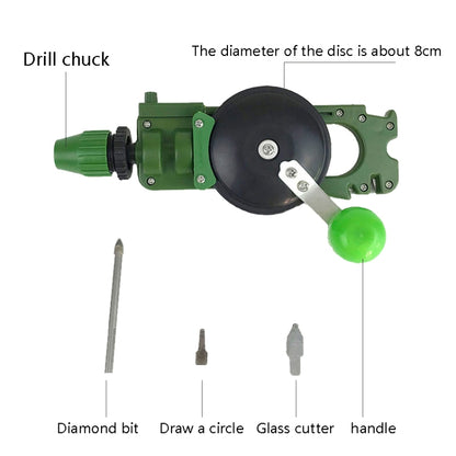 เครื่องเจาะรูแบบใช้มือแก้วเครื่องเหลาแบบมือถือเครื่องมือในครัวเรือน, Hand-Operated Hole Puncher
