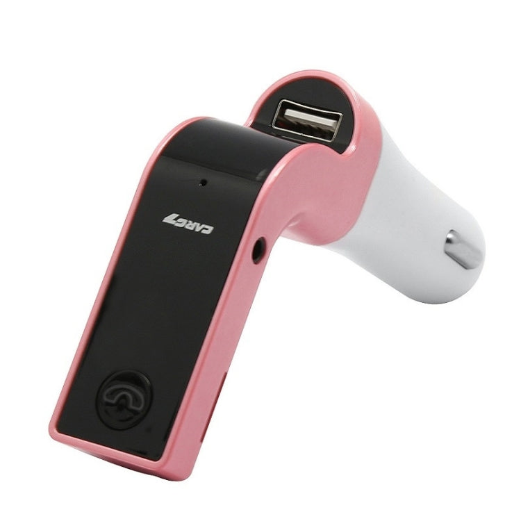 G7 เครื่องเล่น MP3 Bluetooth FM แบบแฮนด์ฟรีในรถยนต์, G7 Gold, G7 Silver, G7 Black, G7 Pink, G7 Rose Gold