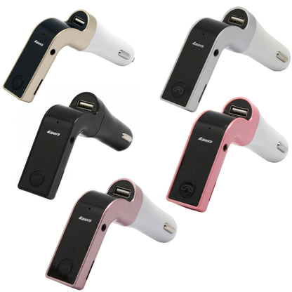 G7 เครื่องเล่น MP3 Bluetooth FM แบบแฮนด์ฟรีในรถยนต์, G7 Gold, G7 Silver, G7 Black, G7 Pink, G7 Rose Gold