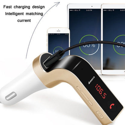 G7 เครื่องเล่น MP3 Bluetooth FM แบบแฮนด์ฟรีในรถยนต์, G7 Gold, G7 Silver, G7 Black, G7 Pink, G7 Rose Gold