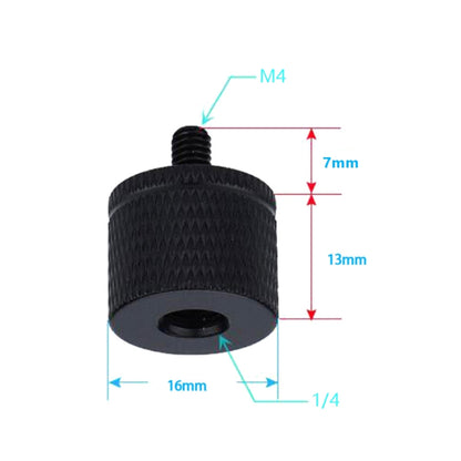 อะแดปเตอร์สกรู 4 ชิ้น, A18 1/4 Female to M4 Male Screw, A19 1/4 Female to M5 Male  Screw, A20 1/4 Female to M6 Male  Screw, A21 1/4 Female to M8 Male  Screw, A22 1/4 Female to M10 Male  Screw, A23 1/4 Female to M12 Male  Screw                          ...