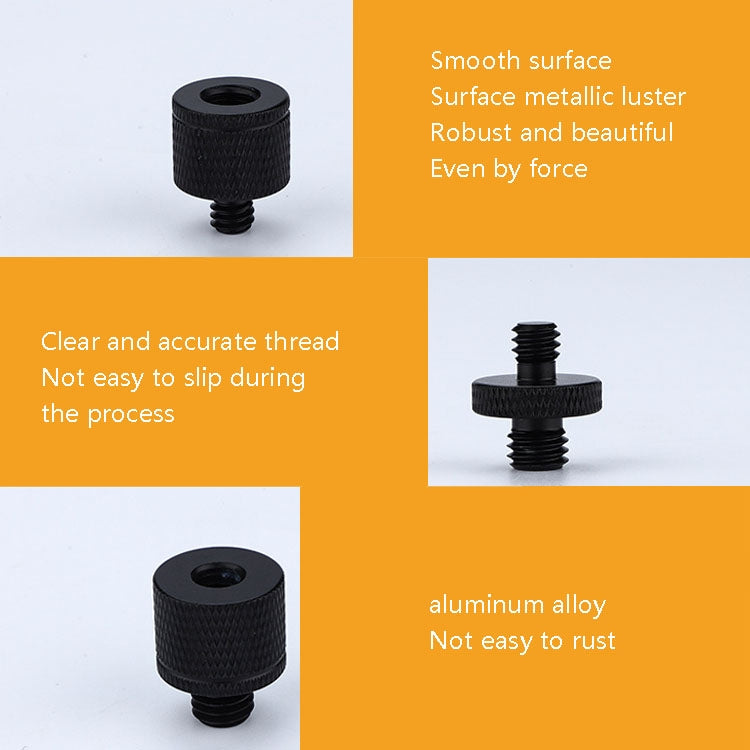 อะแดปเตอร์สกรู 4 ชิ้น, A18 1/4 Female to M4 Male Screw, A19 1/4 Female to M5 Male  Screw, A20 1/4 Female to M6 Male  Screw, A21 1/4 Female to M8 Male  Screw, A22 1/4 Female to M10 Male  Screw, A23 1/4 Female to M12 Male  Screw                          ...