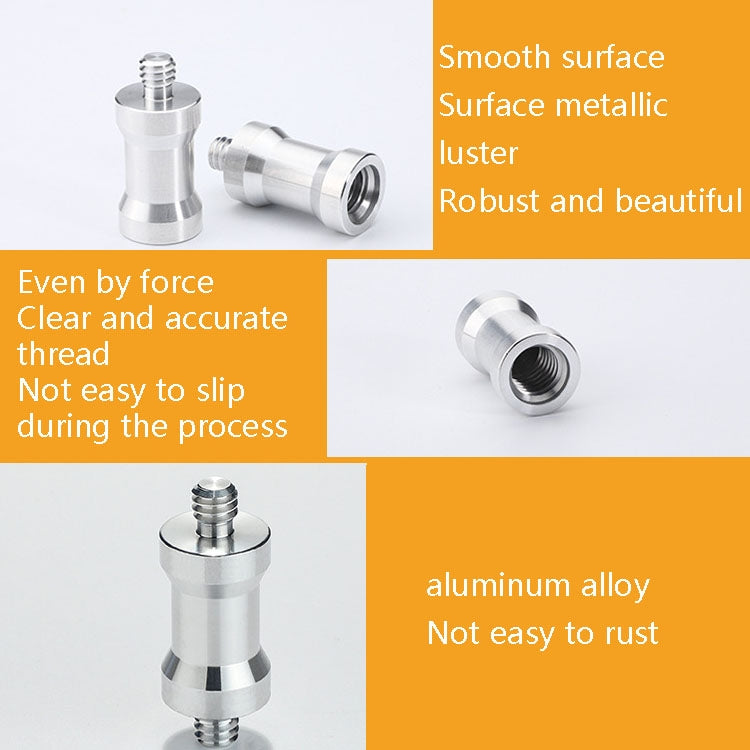 อะแดปเตอร์สกรู 10 ชิ้น, 3/8 Female to 1/4 Male Screw, 1/4 Female to 3/8 Male Screw, 1/4 Female to 1/4 Male Screw, 1/4 Male to 1/4 Male Screw, 1/4 Male to 3/8 Male Screw