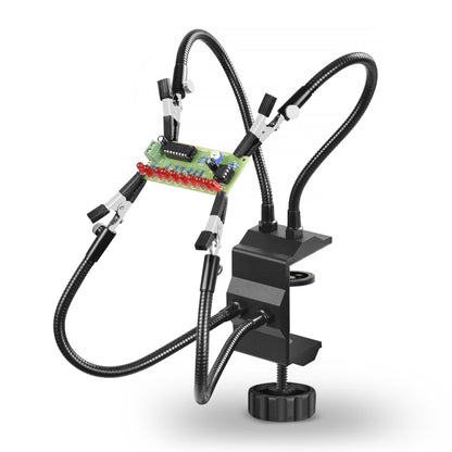 สถานีเชื่อมซ่อมดิจิตอลสี่กรงเล็บ PCB, SN4B-BK9 Black, SN4B-SY2 Silver, SN4B Black Tube Silver Clip