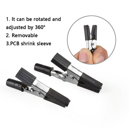 สถานีเชื่อมซ่อมดิจิตอลสี่กรงเล็บ PCB, SN4B-BK9 Black, SN4B-SY2 Silver, SN4B Black Tube Silver Clip