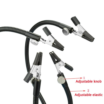 สถานีเชื่อมซ่อมดิจิตอลสี่กรงเล็บ PCB, SN4B-BK9 Black, SN4B-SY2 Silver, SN4B Black Tube Silver Clip
