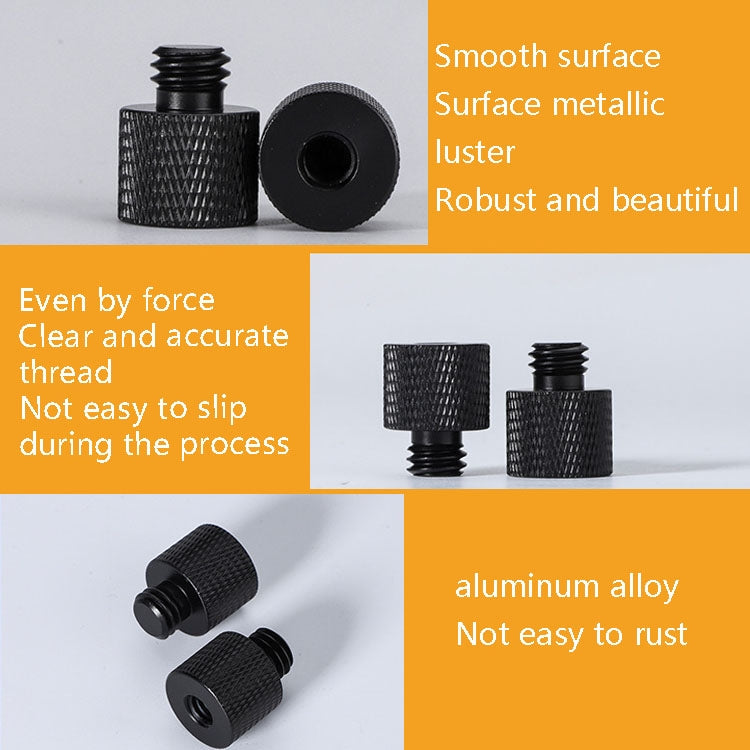 อะแดปเตอร์สกรู 10 ชิ้น, 3/8 Female to 1/4 Male  Screw(Black), 3/8 Female to 1/4 Male  Screw(Blue), 3/8 Female to 1/4 Male  Screw(Red), 1/4 Female to 3/8 Male Screw (Black), 1/4 Female to 3/8 Male Screw (Blue), 1/4 Female to 3/8 Male Screw (Red)