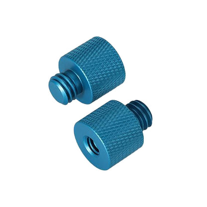 อะแดปเตอร์สกรู 10 ชิ้น, 3/8 Female to 1/4 Male  Screw(Black), 3/8 Female to 1/4 Male  Screw(Blue), 3/8 Female to 1/4 Male  Screw(Red), 1/4 Female to 3/8 Male Screw (Black), 1/4 Female to 3/8 Male Screw (Blue), 1/4 Female to 3/8 Male Screw (Red)