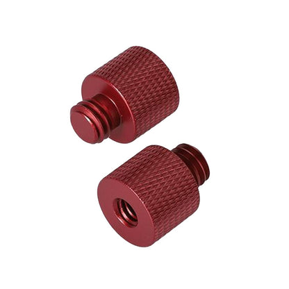 อะแดปเตอร์สกรู 10 ชิ้น, 3/8 Female to 1/4 Male  Screw(Black), 3/8 Female to 1/4 Male  Screw(Blue), 3/8 Female to 1/4 Male  Screw(Red), 1/4 Female to 3/8 Male Screw (Black), 1/4 Female to 3/8 Male Screw (Blue), 1/4 Female to 3/8 Male Screw (Red)