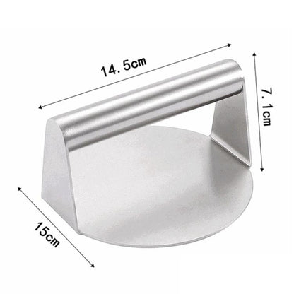 เครื่องกดเนื้อแฮมเบอร์เกอร์สแตนเลส 304, Circular, Square