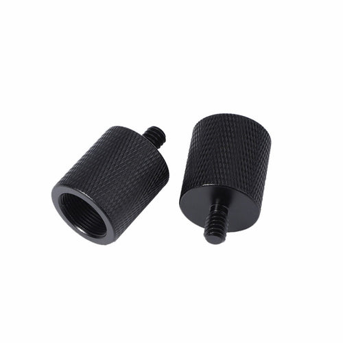 สกรูอะแดปเตอร์ไมโครโฟน 2 ชิ้น, F1 5/8-27 Female to 1/4 Male Screw, F10 5/8-27  Female to 3/8 Male Screw