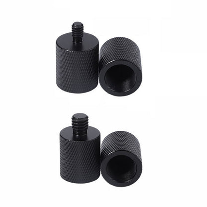 สกรูอะแดปเตอร์ไมโครโฟน 2 ชิ้น, F1 5/8-27 Female to 1/4 Male Screw, F10 5/8-27  Female to 3/8 Male Screw
