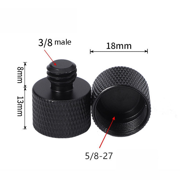 4 PCS 5/8 หญิงถึง 3/8 ชายอะแดปเตอร์สกรู, 5/8 Female to 3/8 Male Screw