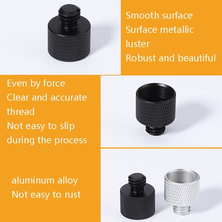 4 PCS 5/8 หญิงถึง 3/8 ชายอะแดปเตอร์สกรู, 5/8 Female to 3/8 Male Screw