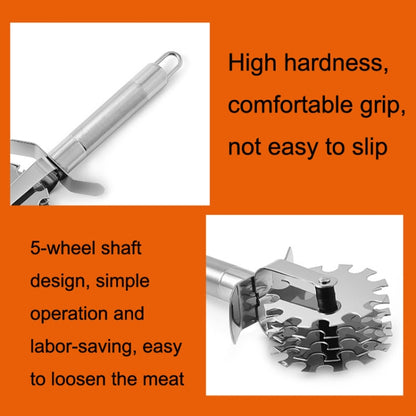 2 PCS GB139 Stainless Steel Five-Wheel เนื้อนุ่ม, GB139