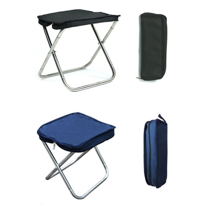 สตูลตกปลาแบบพับได้แบบพกพากลางแจ้ง, Fishing Stool(Black), Fishing Stool(Blue)