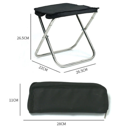 สตูลตกปลาแบบพับได้แบบพกพากลางแจ้ง, Fishing Stool(Black), Fishing Stool(Blue)