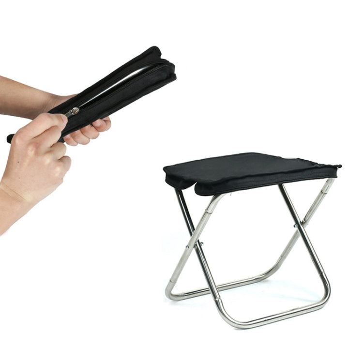 สตูลตกปลาแบบพับได้แบบพกพากลางแจ้ง, Fishing Stool(Black), Fishing Stool(Blue)