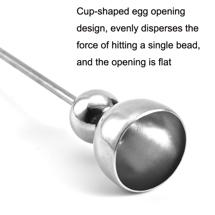 2 ชิ้น GB098 304 ที่เปิดไข่สแตนเลส, Steel Egg Opener