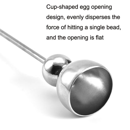 2 ชิ้น GB098 304 ที่เปิดไข่สแตนเลส, Steel Egg Opener
