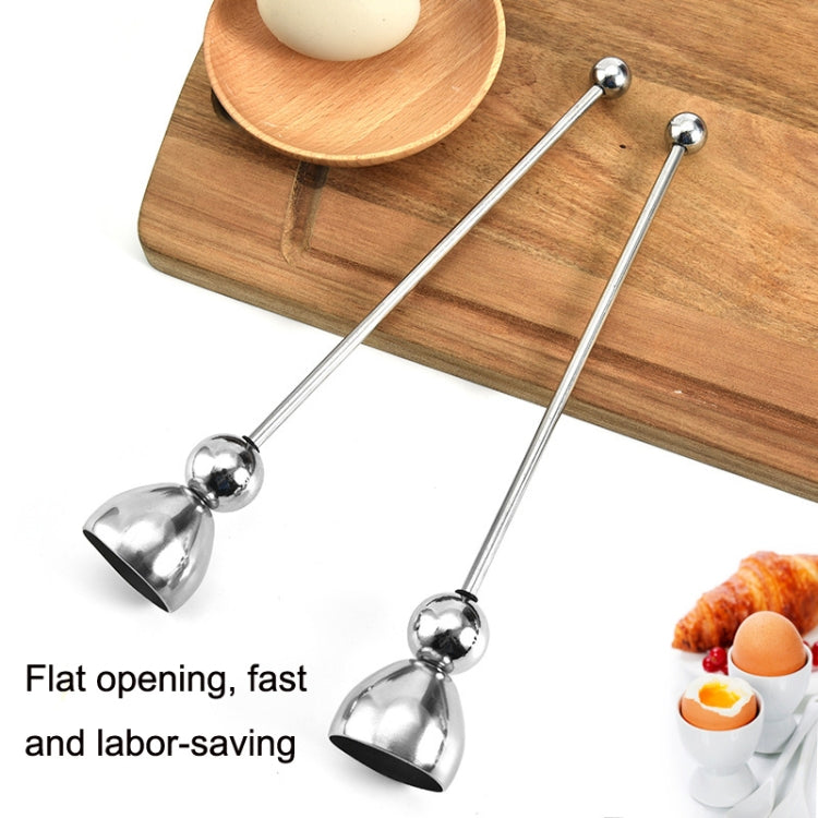 2 ชิ้น GB098 304 ที่เปิดไข่สแตนเลส, Steel Egg Opener