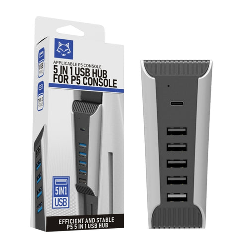 ฮับ USB 5 ใน 1 สำหรับคอนโซล PS5, For PS5   5 in 1