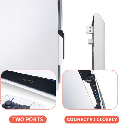 ฮับ USB 5 ใน 1 สำหรับคอนโซล PS5, For PS5   5 in 1