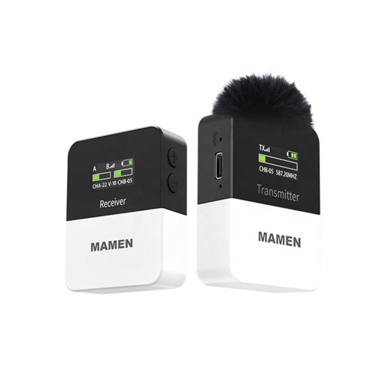 MAMEN KT-W1 ไมโครโฟนกล้องถอยหลังเดี่ยวแบบสด ข้อมูลจำเพาะ:, 1 in 1, 2 in 1