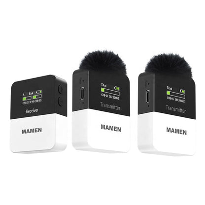 MAMEN KT-W1 ไมโครโฟนกล้องถอยหลังเดี่ยวแบบสด ข้อมูลจำเพาะ:, 1 in 1, 2 in 1