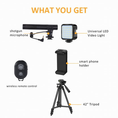 KIT-05LM ชุดขาตั้งกล้องไฟ LED ถ่ายวิดีโอถ่ายทอดสด
