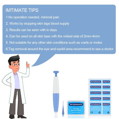 เครื่องมือกำจัดแท็กผิวหนังสำหรับแท็กผิวหนังขนาด 2 มม. - 4 มม, Skin Tag Removal Tool