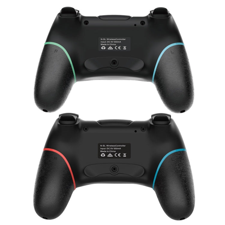 แป้นเกมบลูทูธไร้สายพร้อมการเขียนโปรแกรมมาโครสำหรับ Switch Pro, Left Blue Right Green