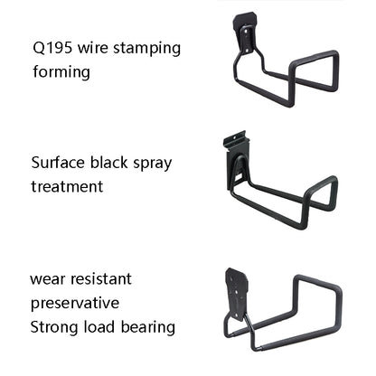 2 PCS Pipeline Hook Heavy Water Pipe Wire Storage Garage Hook, สไตล์:, Groove Plate