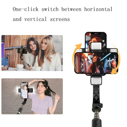 CYKE Q08D Handheld Dual Light Bluetooth Mobile Phone ไม้เซลฟี่, Dual Light Version