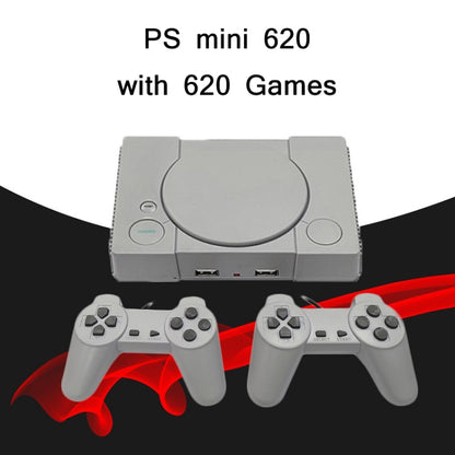 8-Bit Mini Double Players TV Game Console ในตัว 620 เกม, PS1 mini (EU Plug)