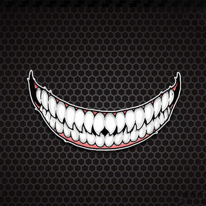 5 PCS J06 สติ๊กเกอร์ติดหมวกกันน็อค, Small Teeth