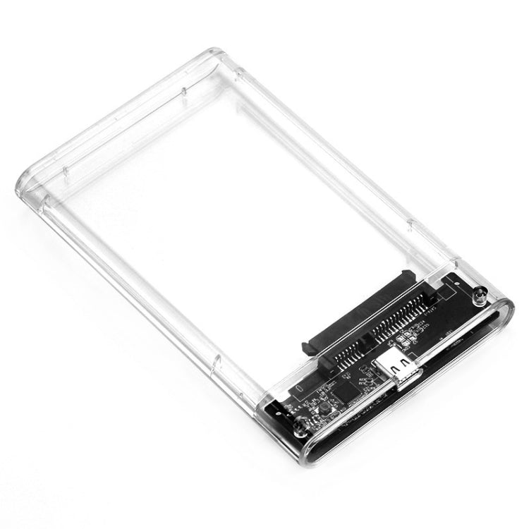 TU31 2.5 นิ้ว USB3.1 อินเทอร์เฟซ TYPE-C ฮาร์ดดิสก์เปลือกป้องกันโปร่งใส