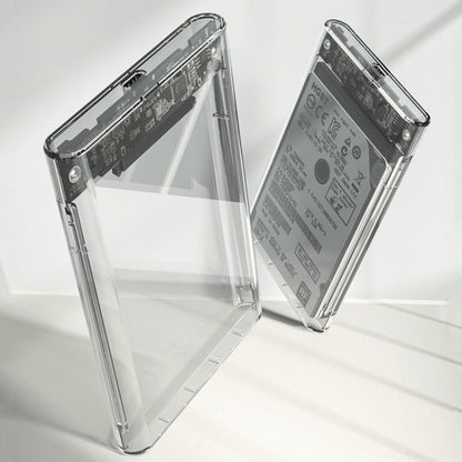 TU31 2.5 นิ้ว USB3.1 อินเทอร์เฟซ TYPE-C ฮาร์ดดิสก์เปลือกป้องกันโปร่งใส