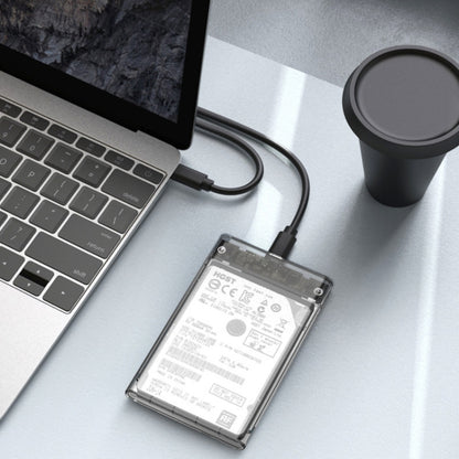 TU31 2.5 นิ้ว USB3.1 อินเทอร์เฟซ TYPE-C ฮาร์ดดิสก์เปลือกป้องกันโปร่งใส